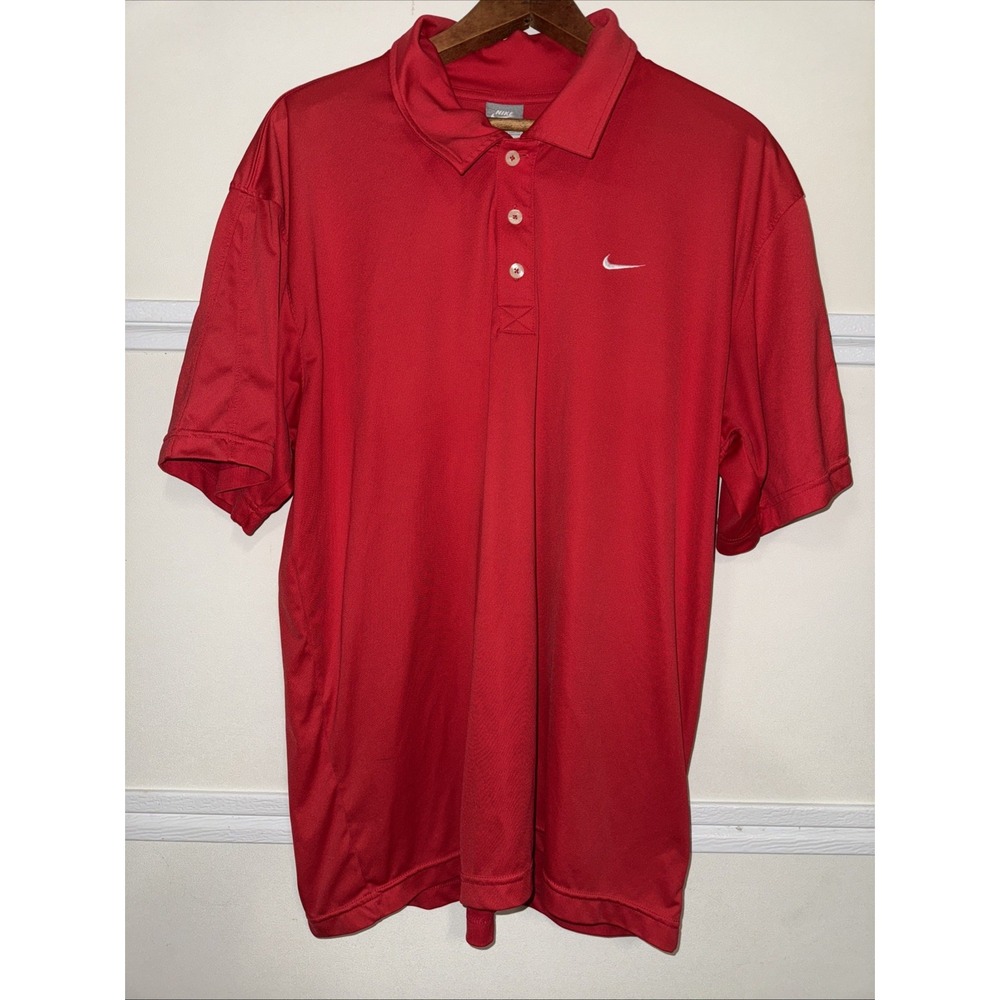 Nike Men's Sportswear Polo‎ Golf Casual T-shirt Red XL
